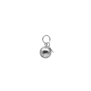 RAF SIMONS SMILEY - Smiley Ball And R Small Earring - SS22 - Silver
